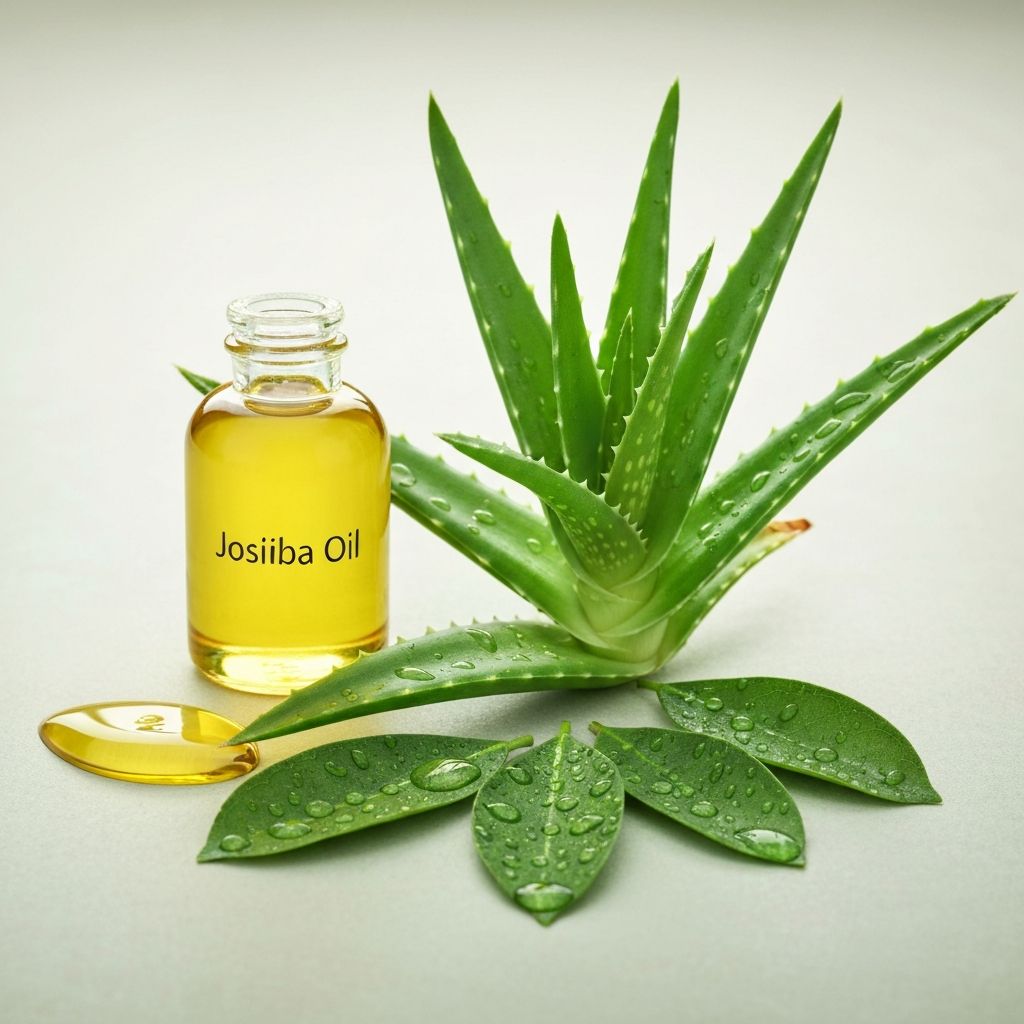 Natural skincare ingredients - aloe vera and botanical oils